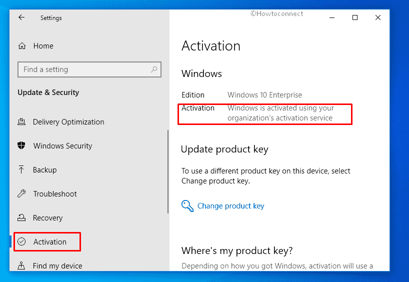 Check if your Windows 10 copy is activated