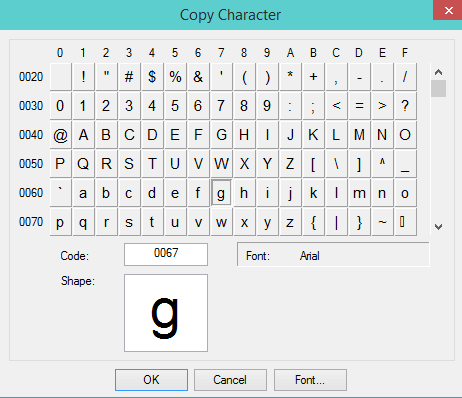Choose a Character Choose a Character