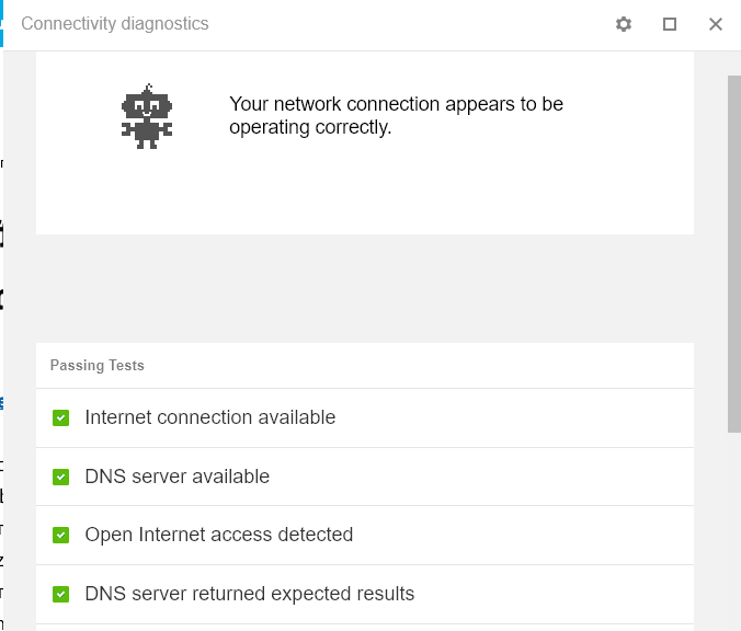 Conectivity Diagnotics_process Chrome Conectivity Diagnotics process
