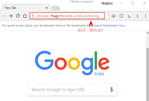 Chrome flags scroll anchoring