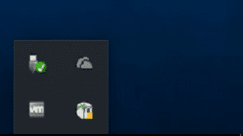 Cisco Anyconnect VPN Client system tray