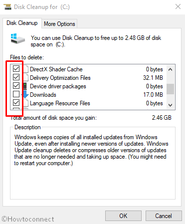 Clean Junk from the system using Disk Cleanup utility Image 7