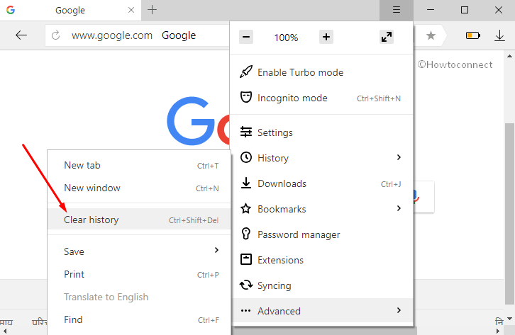 Clear Cache, Cookies and Browsing Data in Yandex Browser Image 2