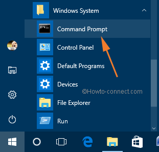 Command Prompt under Windows System