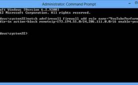 Command prompt window