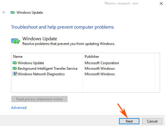 Common Windows Update Troubleshooter on Windows 11, 10, 8.1, 7 picture 2