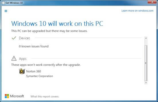  PC is Compatible for Windows 10