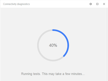 Chrome Connectivity Diagnostics