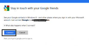 contact import from google account