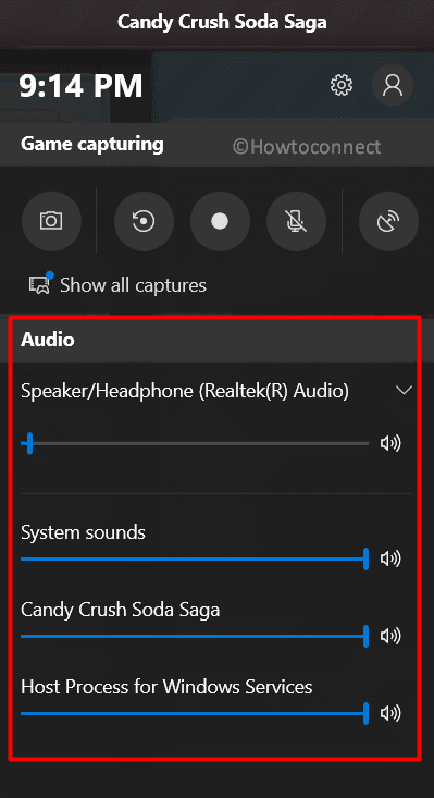 Control Audio in Game Bar on Windows 10 Pic 2