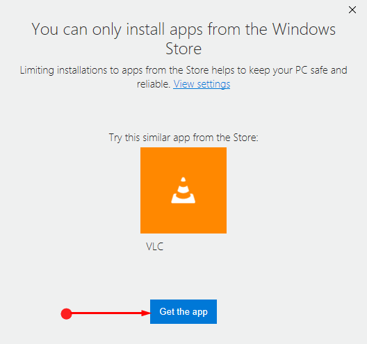 Control Installation of Apps in Windows 10 Pics 7