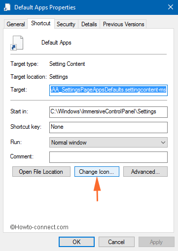 Create Shortcut to Apps Settings on Windows 10 pic 6