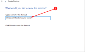 Create Shortcut to Windows Defender Security Center on Windows 10 image 2