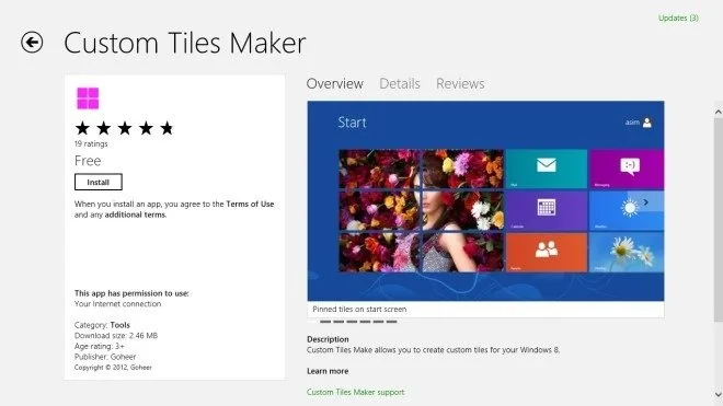 custome tile maker app image