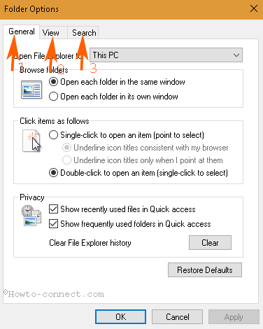 Customize Folder options in Windows 10 File Explorer image 1