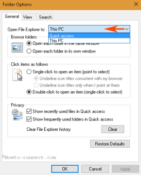 How to Customize Folder Options in Windows 10 File Explorer