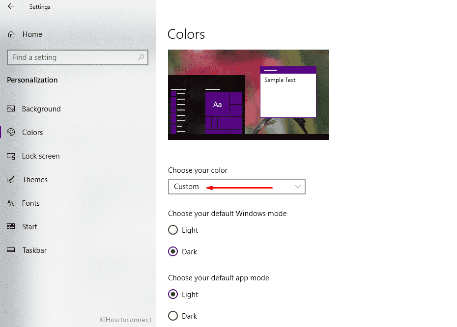 Customize your theme color