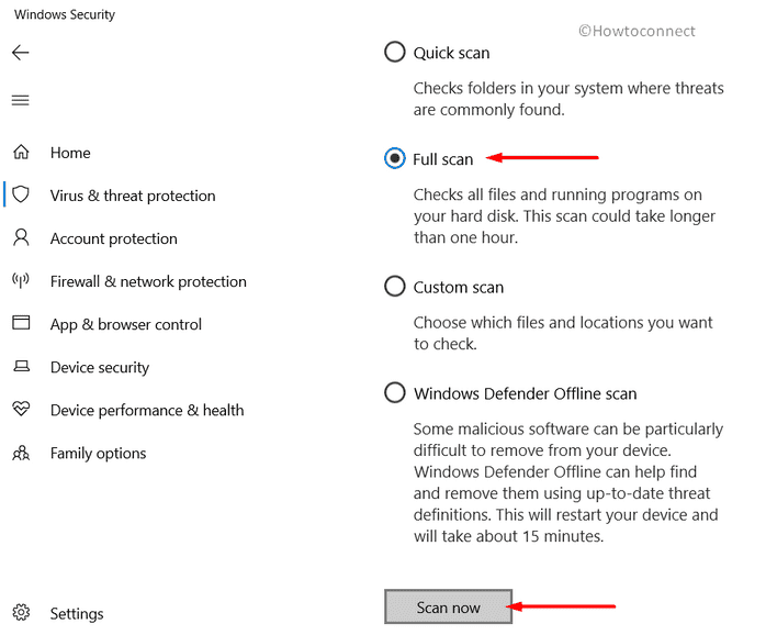 DISORDERLY_SHUTDOWN - run full scan with Windows Security
