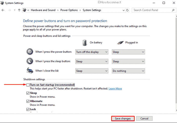 DISORDERLY_SHUTDOWN - turn off fast startup