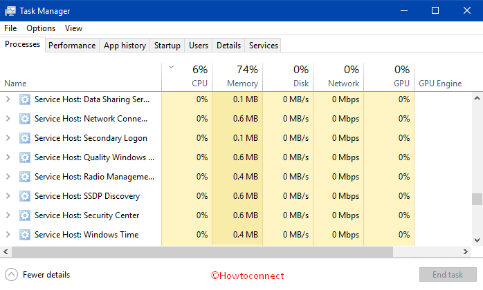 Deciphering High CPU usage by Service Host in Windows 10 Image 1
