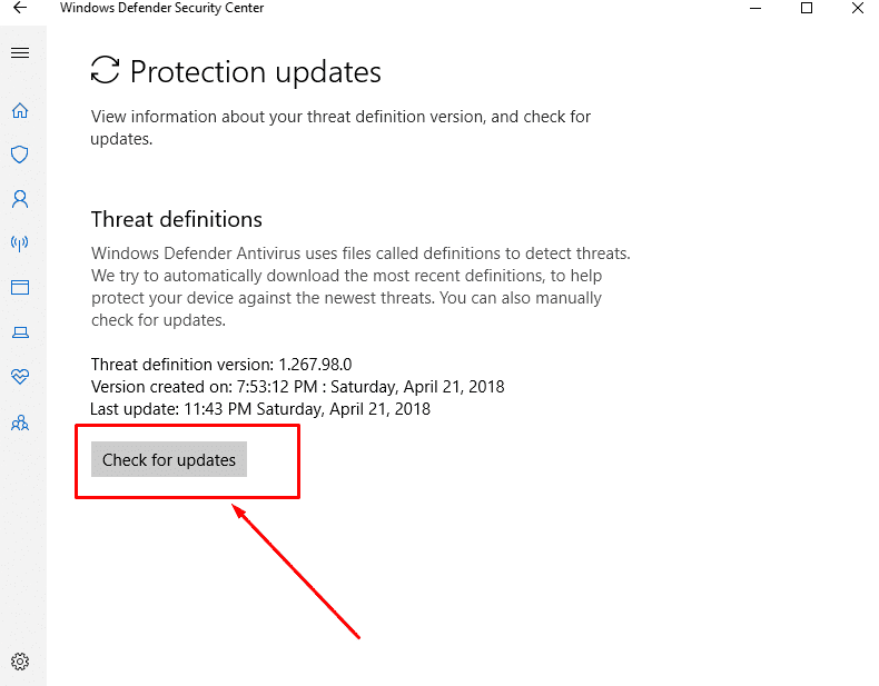 Definition Version 1.267.90.0 Change log for Windows Defender pic 3