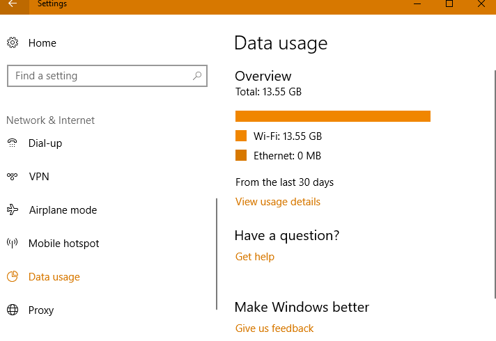 Delete Data Usage in Windows 10 for WiFi and Ethernet image