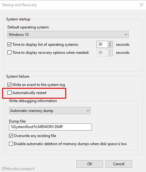 Disable Auto Reboot feature in Windows 10 Image 5