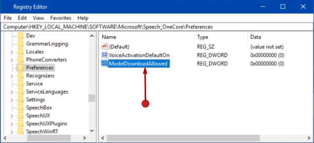 Disable Automatic Update of Speech Data on Windows 10 Pics 7