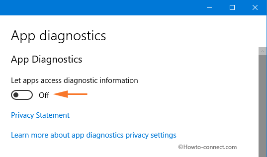 Disable Enable App Diagnostics in Windows 10 image 4