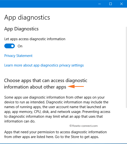 Disable Enable App Diagnostics in Windows 10 image 6