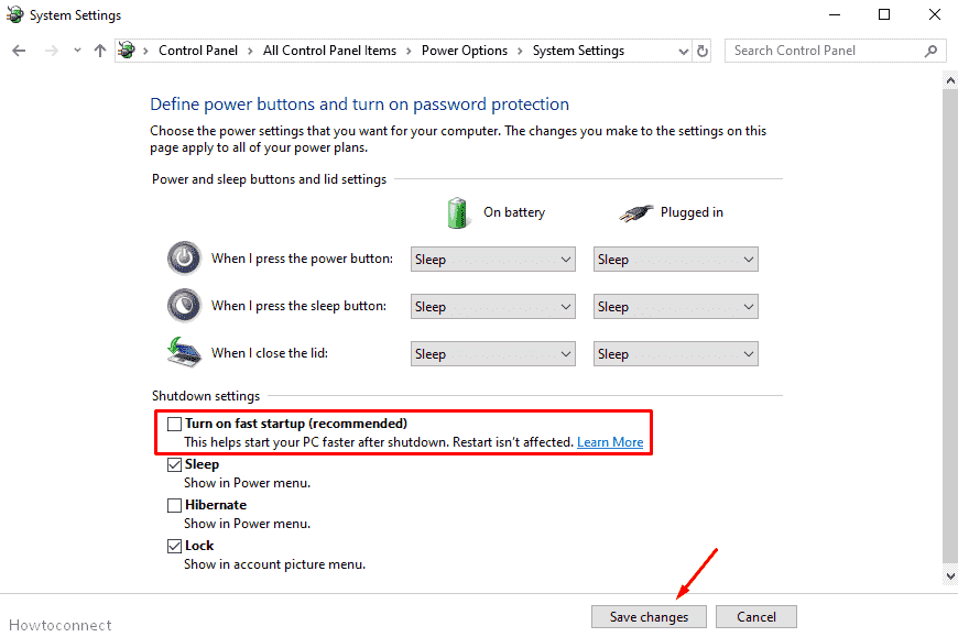 Disable Fast Startup in Windows 10 Image 7
