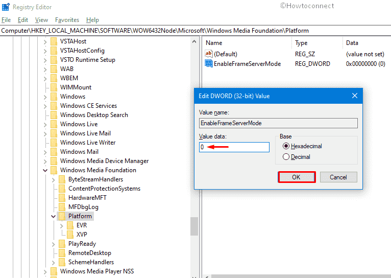 Disable Frame Server Mode