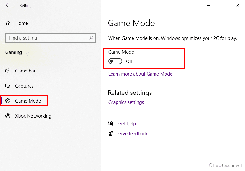 Disable Game Mode