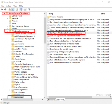 3 Tips to Enable / Disable SmartScreen on Windows 10
