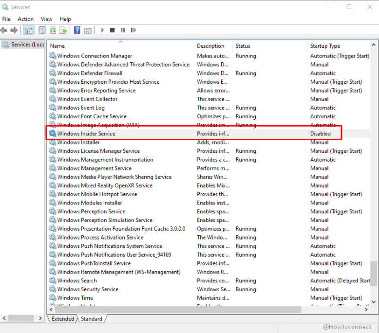 How to Disable Windows Insider Service in Windows 11 or 10