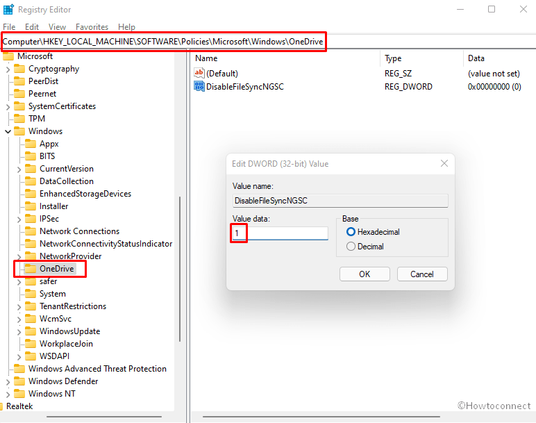 how do i disable microsoft onedrive popup