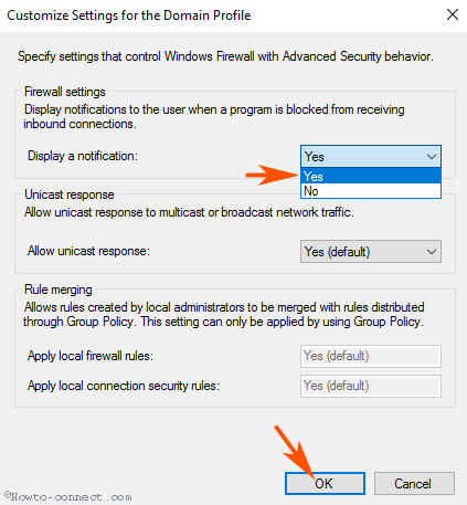 Display Notification When Firewall Blocks Application on Windows 10 image 7