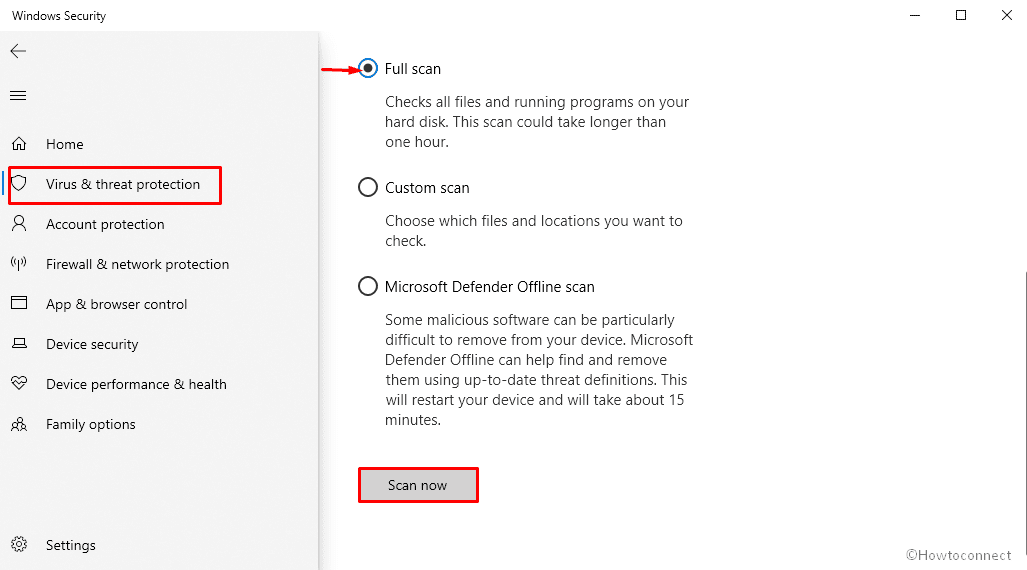 Do virus scan to resolve 0xc7700112 Update Error Code