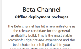 Download Release Candidate Microsoft Edge Beta