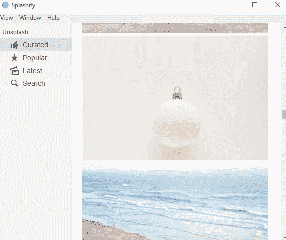 Download Splashify to Set Stunning Desktop Wallpapers on Windows image