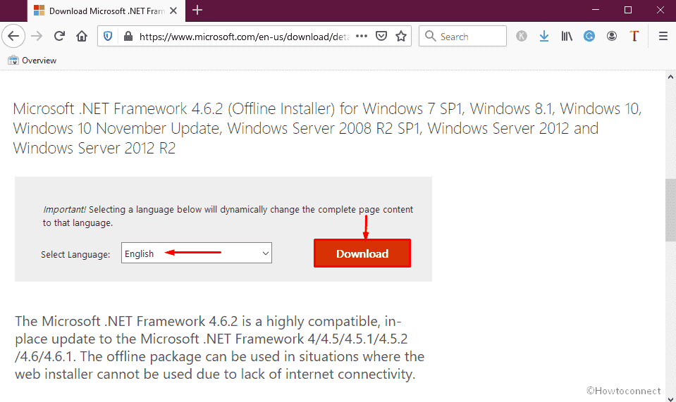 Download offline .NET Framework