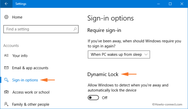 Dynamic Lock Off How to Dynamic Lock Windows 10