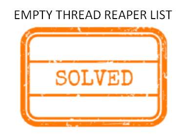 EMPTY THREAD REAPER LIST