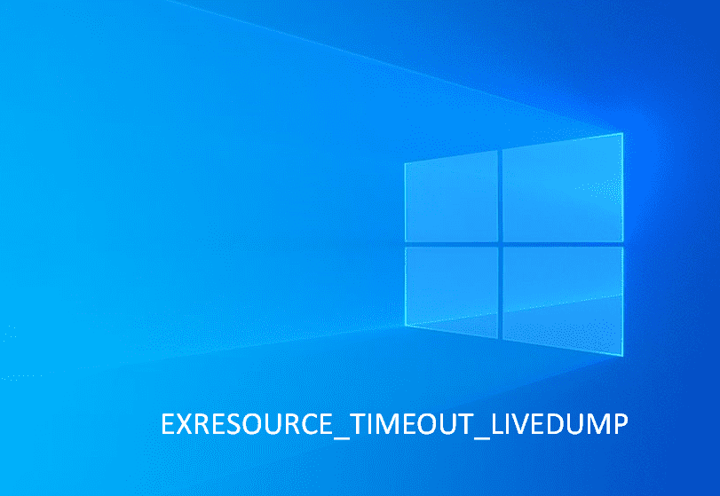 EXRESOURCE_TIMEOUT_LIVEDUMP