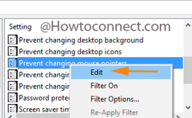 Edit - Prevent changing mouse pointers