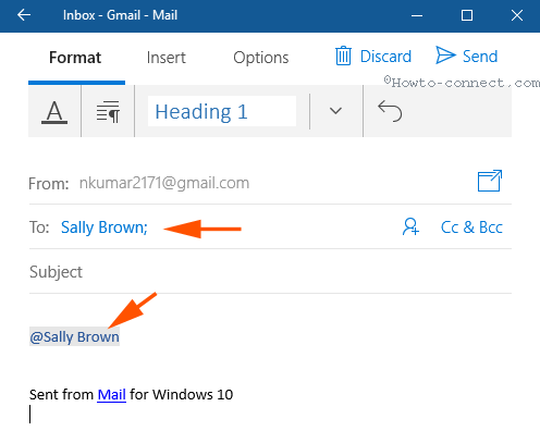 Email Address Suggestions in Mail App Editor on Windows 10 pic 4