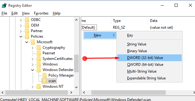 Enable Archive Scanning in Windows Defender On Windows 10 picture 3