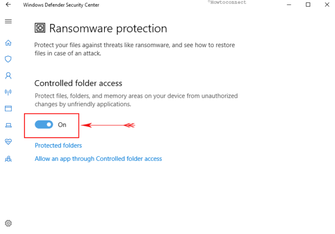 Windows Defender Ransomware Alert Enable Windows Defender Ransomware Protection in Windows 10