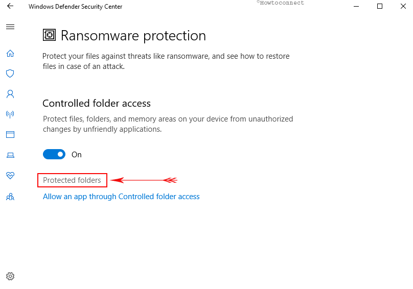 Enable Windows Defender Ransomware Protection in Windows 10 image 5