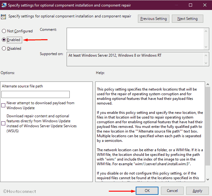 Error 0x800f081f - Configure Group policy editor